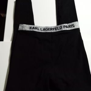Karl Lagerfeld Paris Black Leggings/xsmall